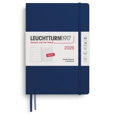 Leuchtturm1917 A5 vecka/notes Navy 2026