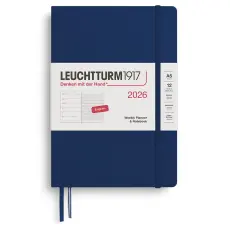 Kalender Leuchtturm1917 A5 vecka/notes Navy 2026