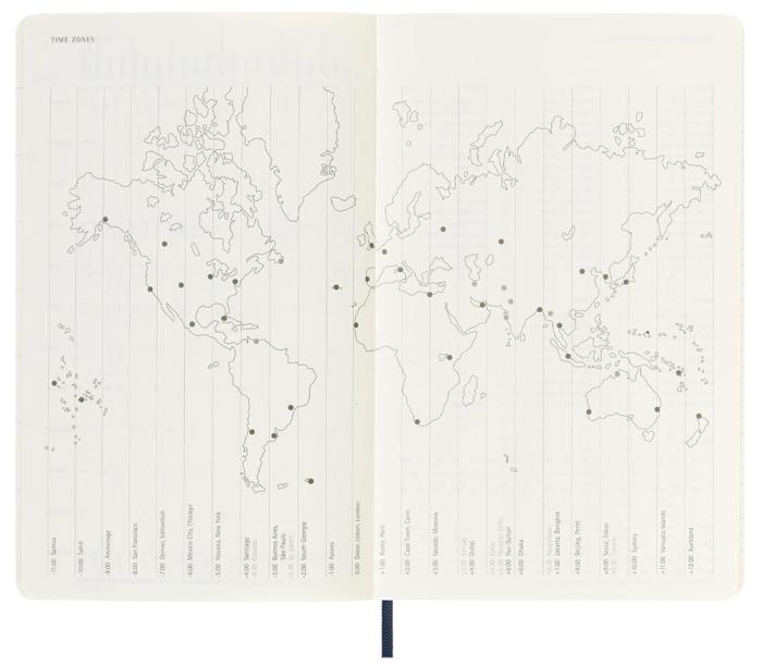Moleskine Weekly notebook Large Blue Soft 2023