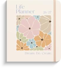 Kalender Life Planner Pastel Flowers 2026-2027 