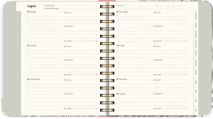 Kalender Life Planner Decor Green Flow2026-2027 