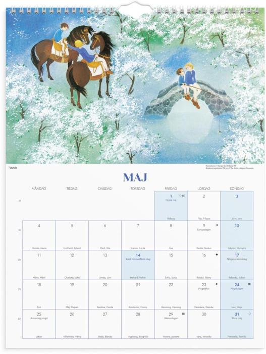Väggkalender Ilon Wikland 2026