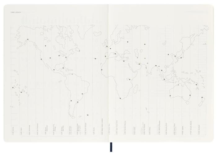 Moleskine Weekly notebook XL Soft Blue 2023