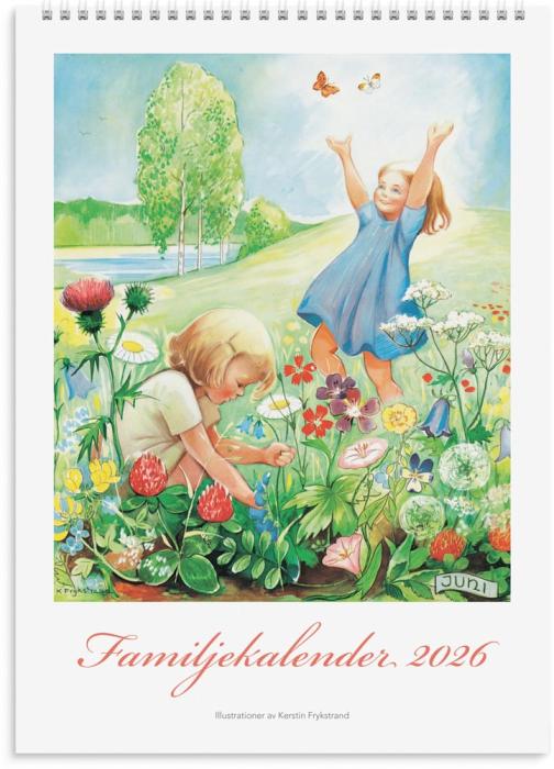 Familjekalender Kerstin Frykstrand 2026 
