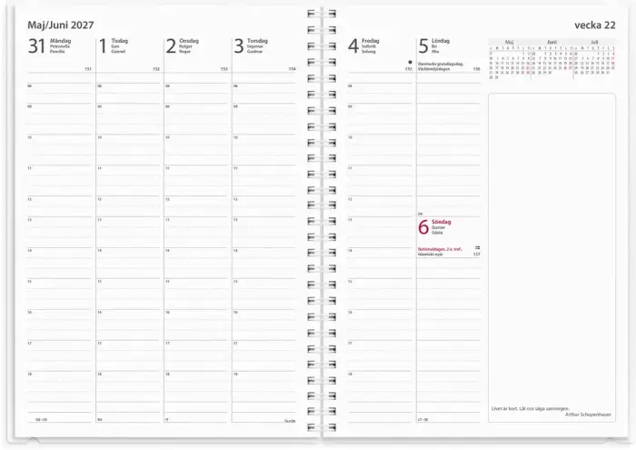 Kalender Business A5 4i1 2027