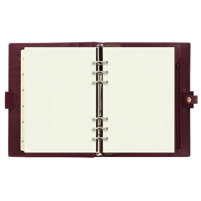 Filofax Chester A5 röd
