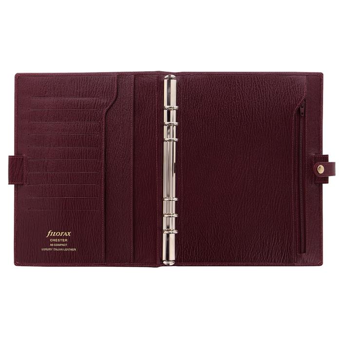 Filofax Chester A5 röd