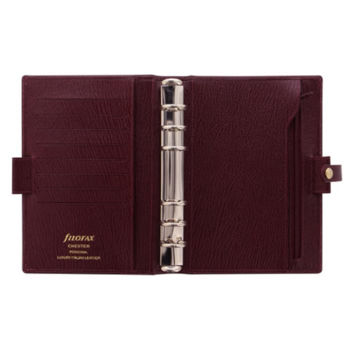 Filofax Chester Personal Slim röd