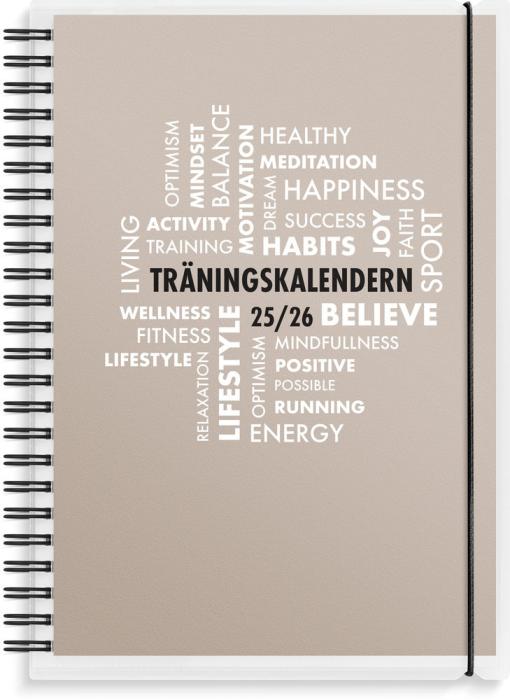 Träningskalender A5 2025-2026