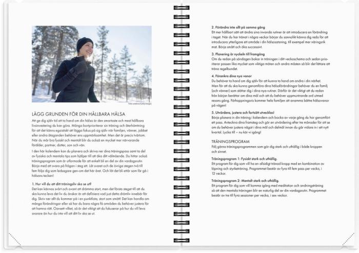 Träningskalender A5 2025-2026