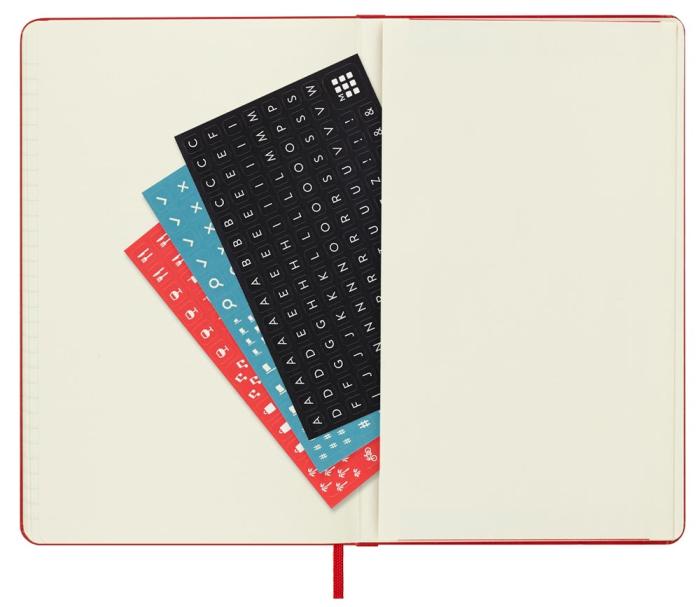 Moleskine Weekly Notebook Red hard Large 2023