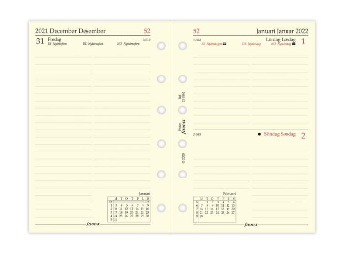Filofax Dagbok Pocket D/S 2022