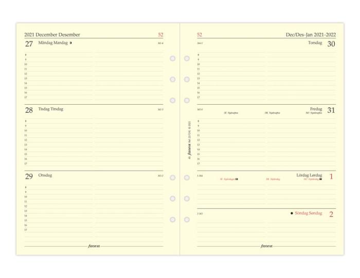 Filofax Dagbok A5 2022 v/u