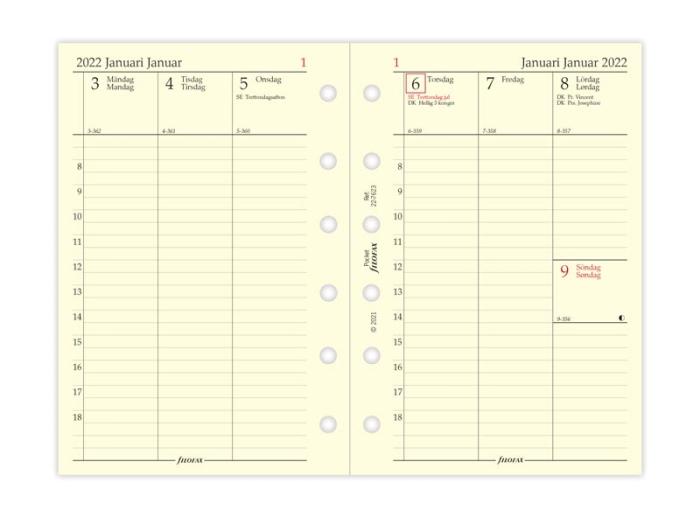 Filofax Dagbok Pocket vertikal 2022