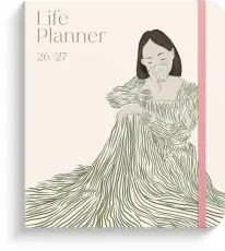 Kalender Life Planner Decor Green Flow2026-2027 