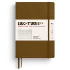 Leuchtturm Notebook A5 hard 251s Spice Brown ruled