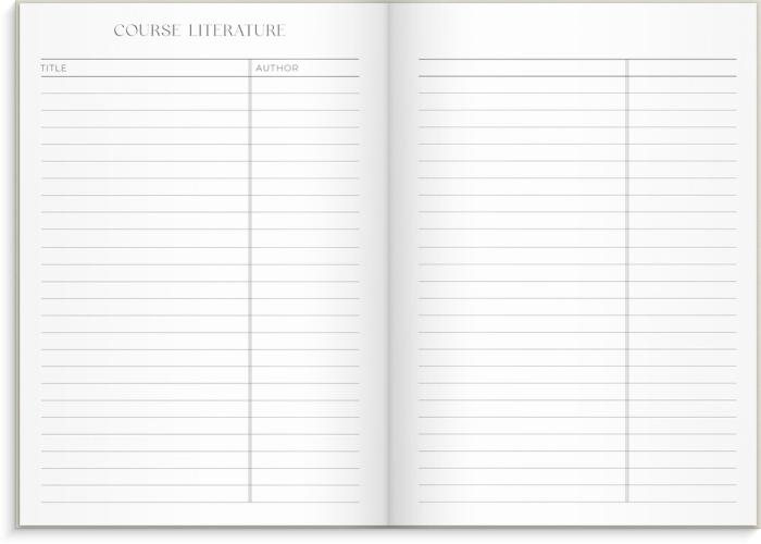 Student Planner 2026-2027 beige