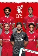 Burde Publishing AB Väggkalender Liverpool 2021 - Kalenderkungen.se