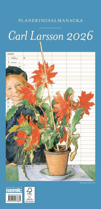 Carl Larsson planeringsalmanacka 2026 