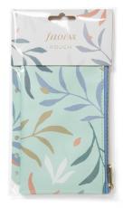 Filofax Botanical ficka med dragkedja