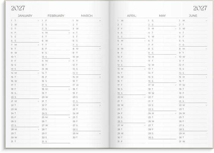 Student Planner 2026-2027 beige