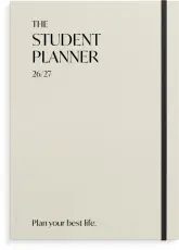 Student Planner 2026-2027 beige