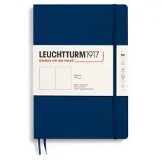 Leuchtturm Notebook B5 Soft 123s Navy Olinjerad
