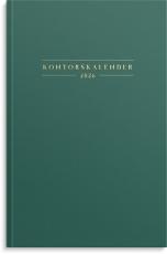 Kontorskalender 2026 grön