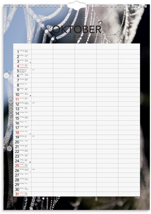 Familjekalender Seasons 2026