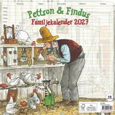 Familjekalender Pettson & Findus 2027