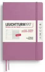 Kalender Weekly Planner/Notebook 18m 26-27 A5 Dusty Rose