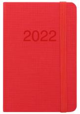 Kalender Letts Memo A6 Röd 2022