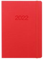 Kalender Letts Memo A5 Röd 2022