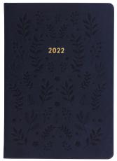 Kalender Letts Woodland A6 V/U Navy 2022