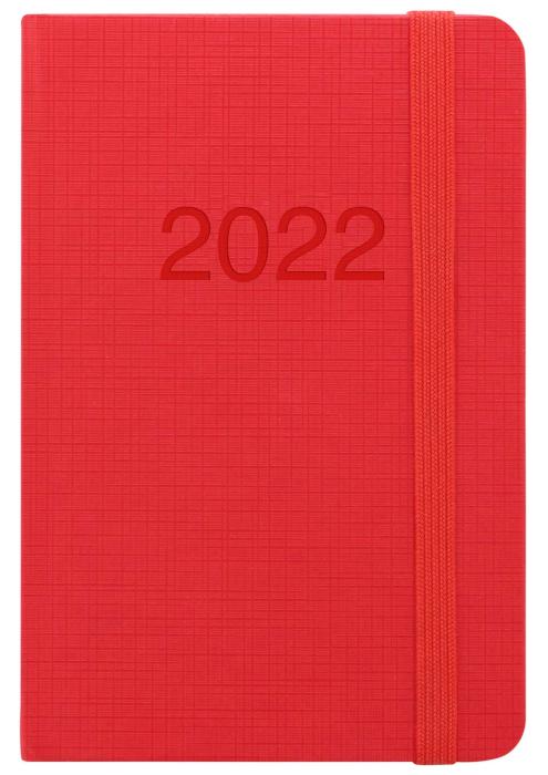 Kalender Letts Memo A6 Röd 2022