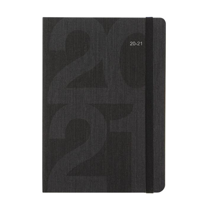 Letts Kalender Letts Block A5 Svart studieåret 2020-2021 - Kalenderkungen.se