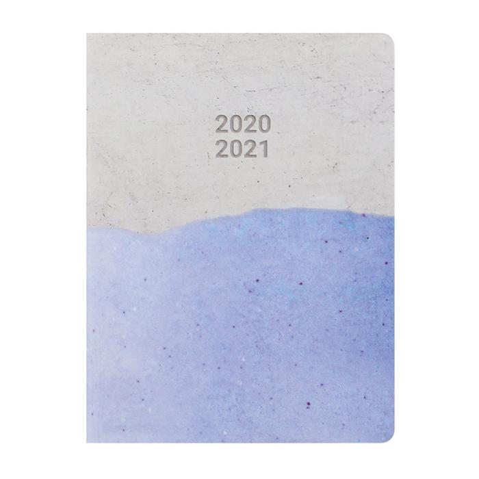 Letts Kalender Letts Ceramica A6 Blå studieåret 2020-2021 - Kalenderkungen.se
