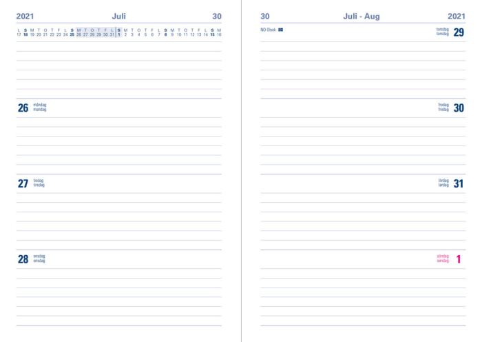 Letts Kalender Letts Paisley A6 Owl studieåret 2020-2021 - Kalenderkungen.se
