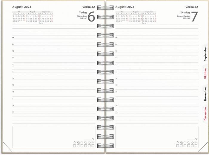 Dagbok Savanna beige 2024