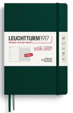 Kalender Weekly Planner/Notebook 18m 26-27 A5 Forest Green