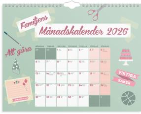 Familjens månadskalender 2026