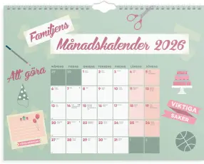 Familjens månadskalender 2026