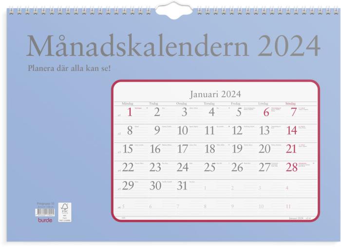 Månadskalendern 2024