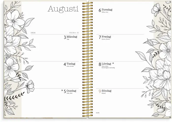 Kalender Life Planner Bloom 2026