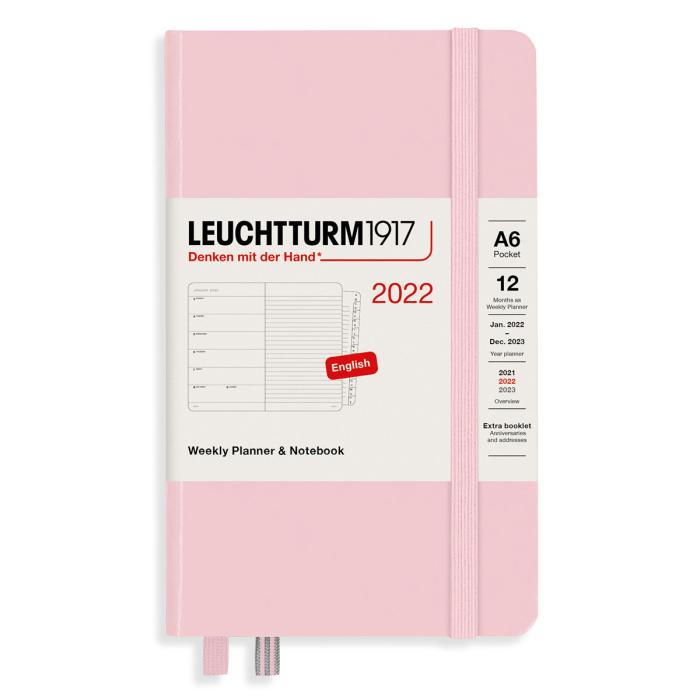 Kalender Leuchtturm1917 A6 vecka/notes powder 2022