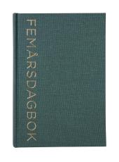 5-årsdagbok Mossgrön