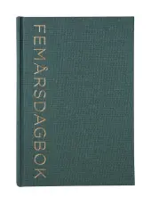 5-årsdagbok Mossgrön