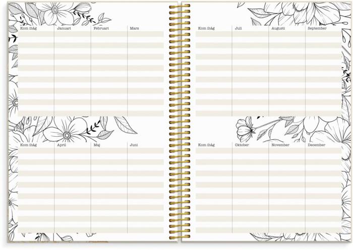 Kalender Life Planner Bloom 2026