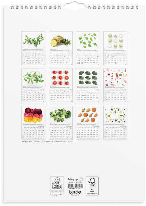 Väggkalender Gröna tips 2026