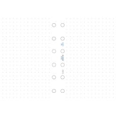 Filofax dotted vita blad mini